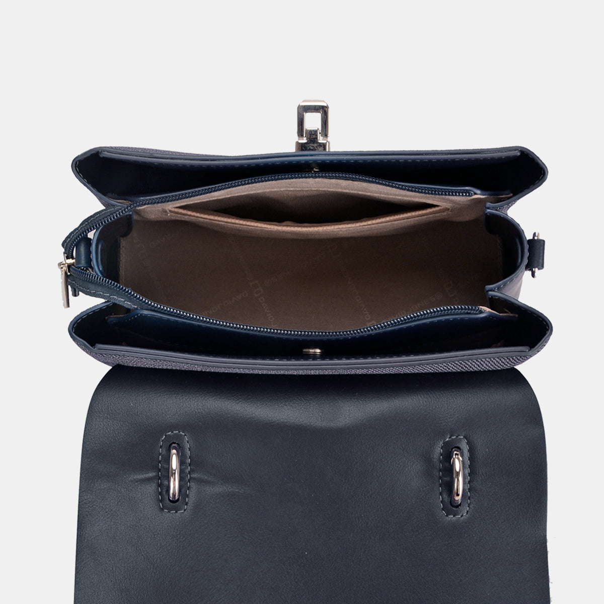 David Jones Striped Contrast Handbag - Undeniably LUXE