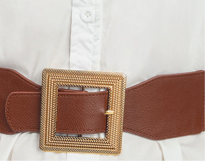 Sitting Pretty Leather Belt - Undeniably LUXE