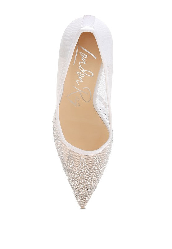 Holly Rhinestone Stiletto Pumps - Undeniably LUXE