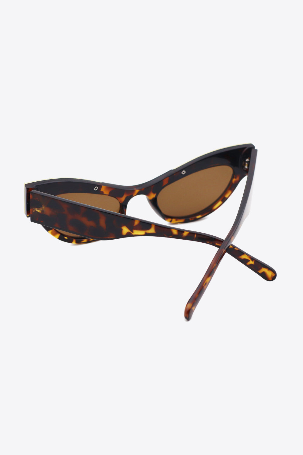 Rhinestone Trim Cat-Eye Sunglasses - Undeniably LUXE