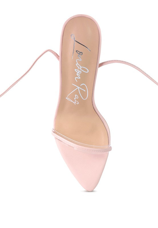 SPHYNX HIGH HEEL LACE UP SANDALS - Undeniably LUXE