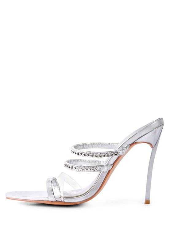 TICKLE ME HIGH HEELED TOE RING SANDALS - Undeniably LUXE