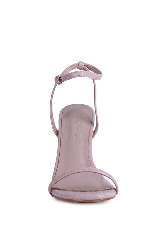 BLONDES Croc High Heeled Sandal - Undeniably LUXE