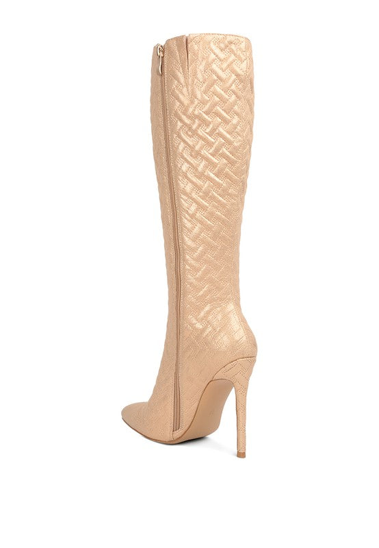 Valentina Quilted Boots - Undeniably LUXE