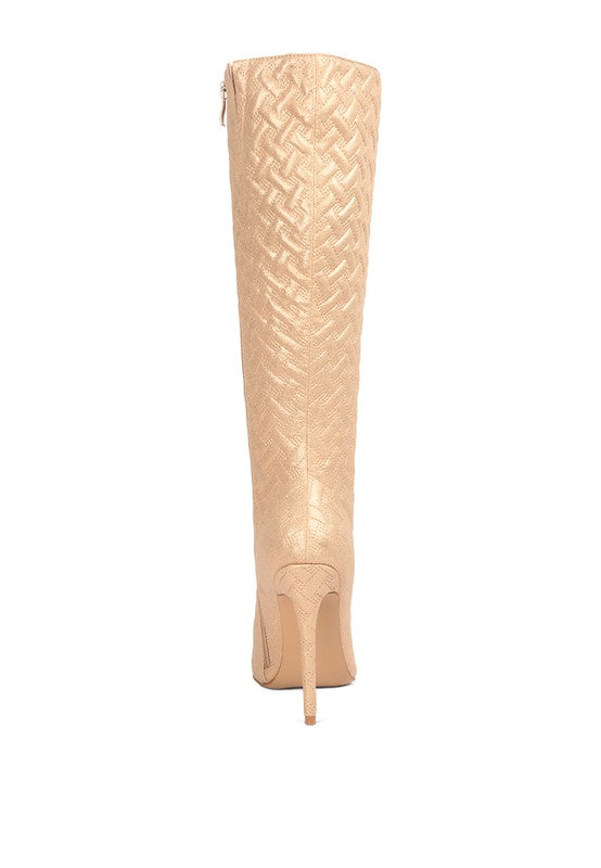 Valentina Quilted Boots - Undeniably LUXE