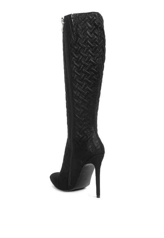 Valentina Quilted Boots - Undeniably LUXE