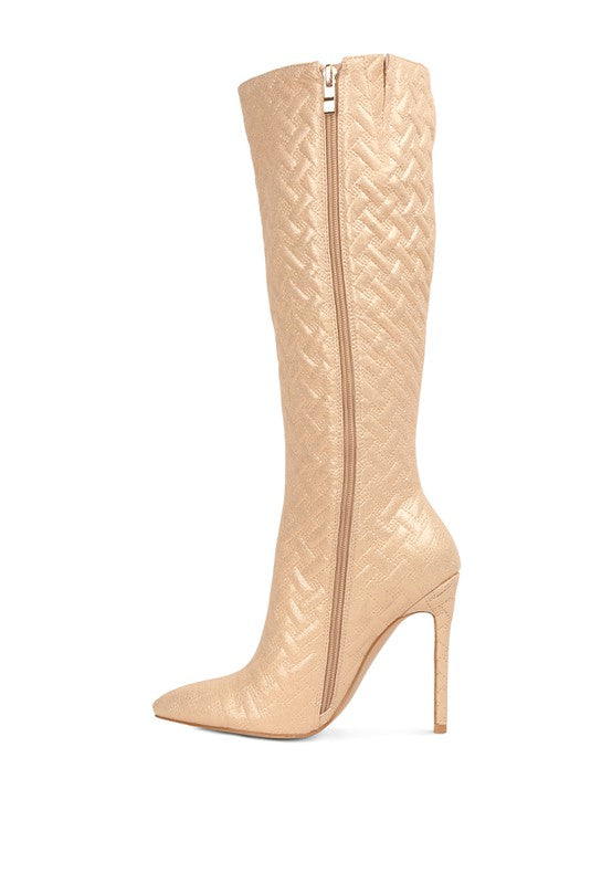 Valentina Quilted Boots - Undeniably LUXE