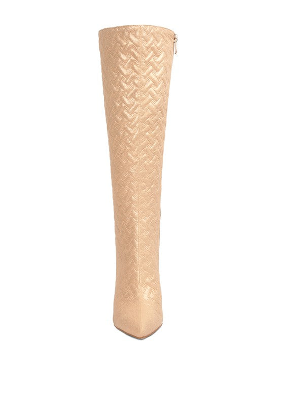 Valentina Quilted Boots - Undeniably LUXE