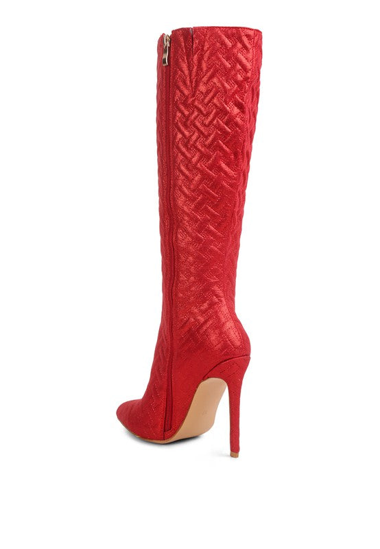 Valentina Quilted Boots - Undeniably LUXE
