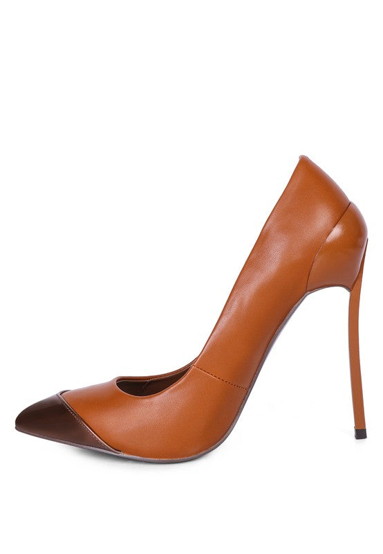 Ciara Silver Dip Stiletto Heels - Undeniably LUXE