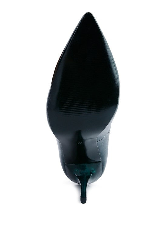 Personated Stiletto Heel Pumps - Undeniably LUXE