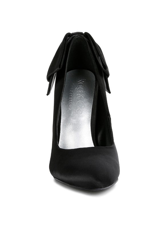 HORNET Green Satin Stiletto Pumps - Undeniably LUXE