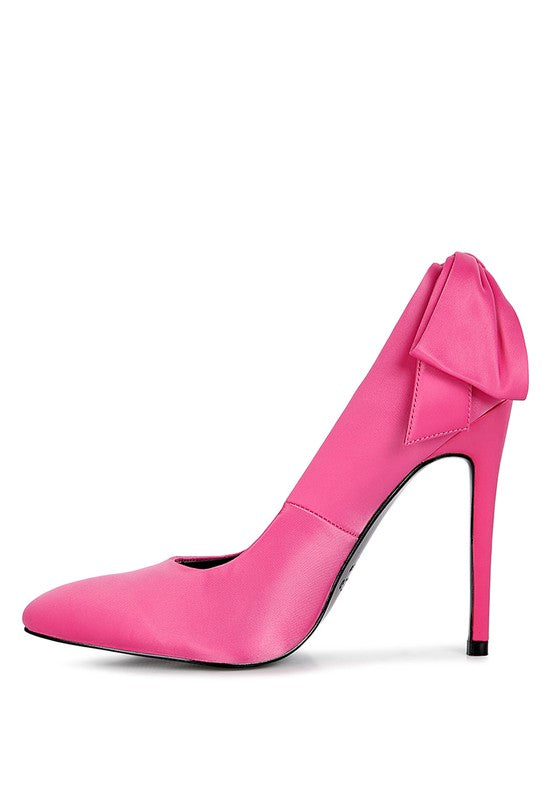 HORNET Green Satin Stiletto Pumps - Undeniably LUXE
