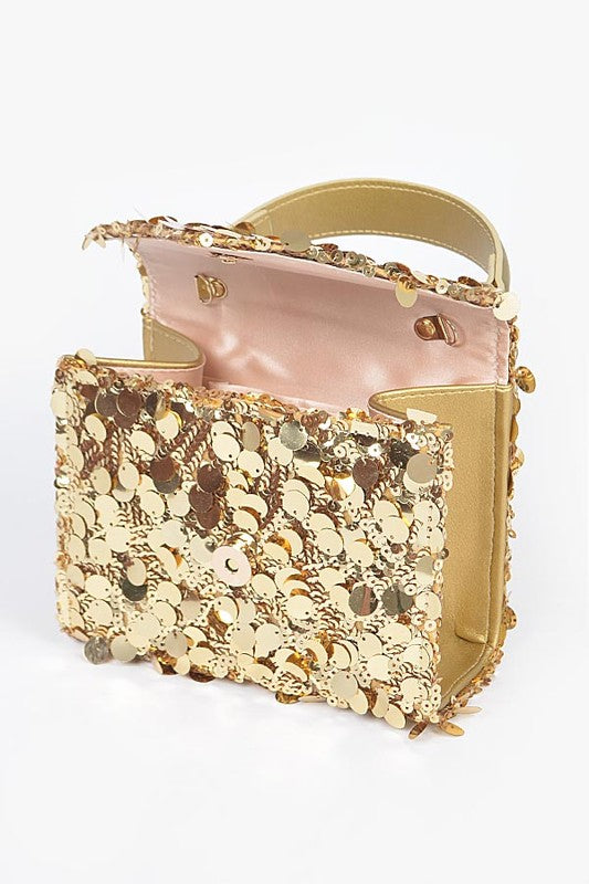 Large Sequins Crossbody Swing Bag - Undeniably LUXE