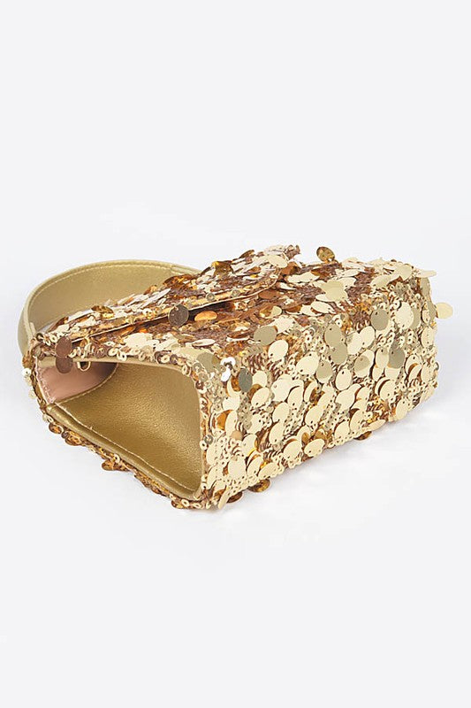 Large Sequins Crossbody Swing Bag - Undeniably LUXE