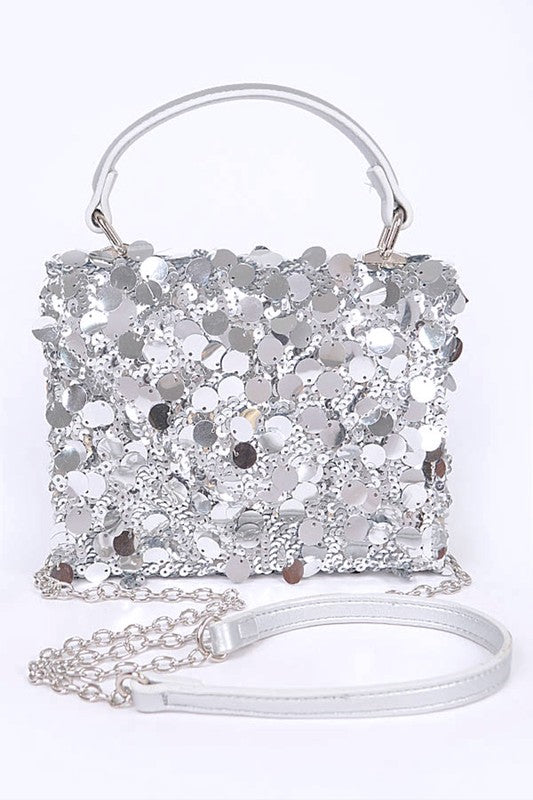 Large Sequins Crossbody Swing Bag - Undeniably LUXE