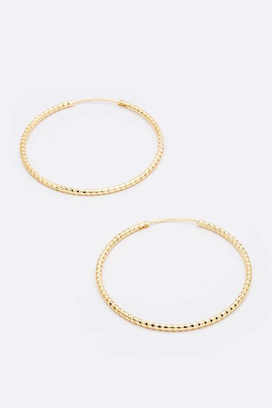Eva Hoop Earrings - Undeniably LUXE