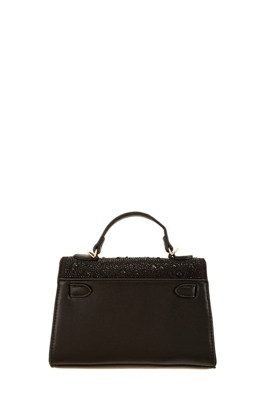 Rhinestone Square Cross Bag - Undeniably LUXE
