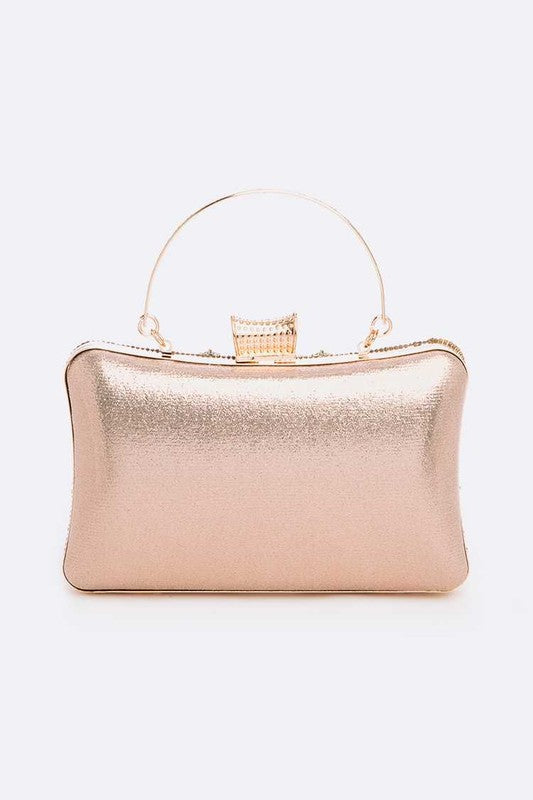 Crystal Iconic Bridal Party Box Clutch - Undeniably LUXE