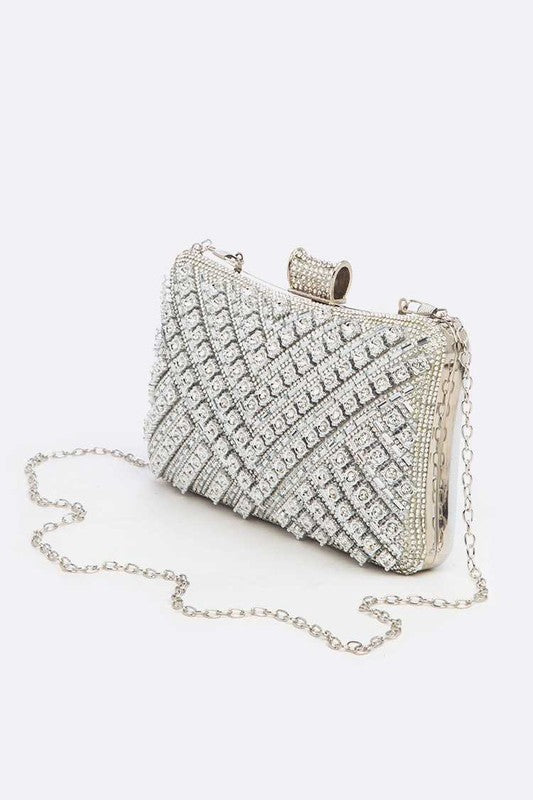 Crystal Iconic Bridal Party Box Clutch - Undeniably LUXE