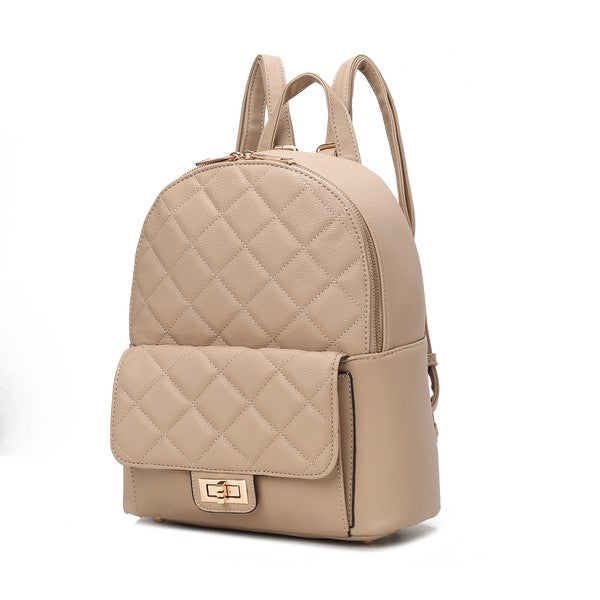 Dimitria Elegant Quilted Women's Backpack - Undeniably LUXE