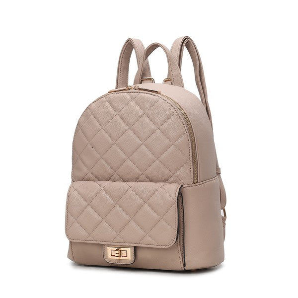 Dimitria Elegant Quilted Women's Backpack - Undeniably LUXE