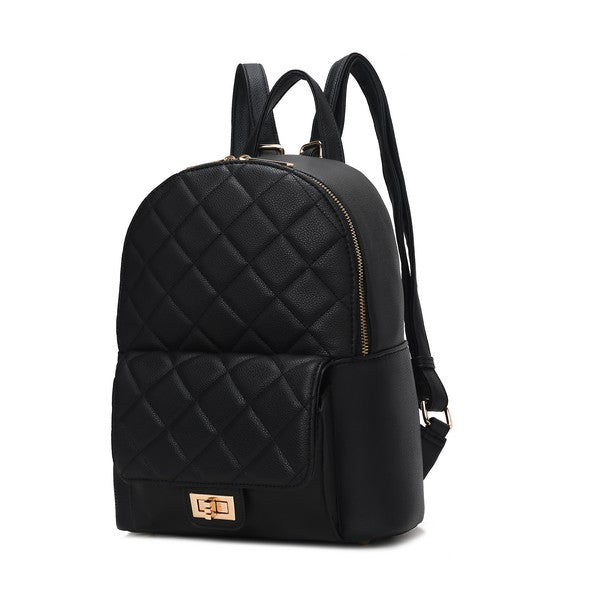 Dimitria Elegant Quilted Women's Backpack - Undeniably LUXE