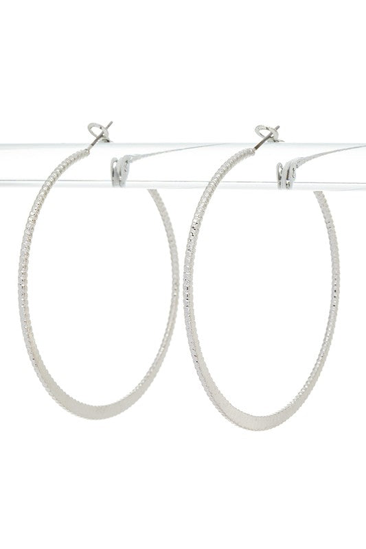 Claudia Hoop Earrings - Undeniably LUXE