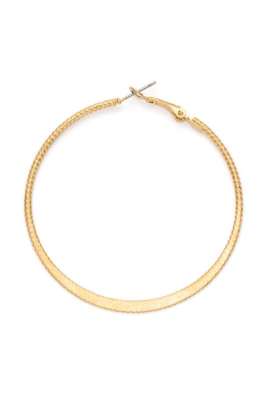 Claudia Hoop Earrings - Undeniably LUXE