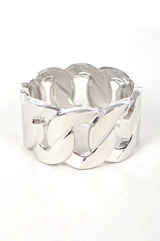 Cutout Hinged Iconic Bangle - Undeniably LUXE