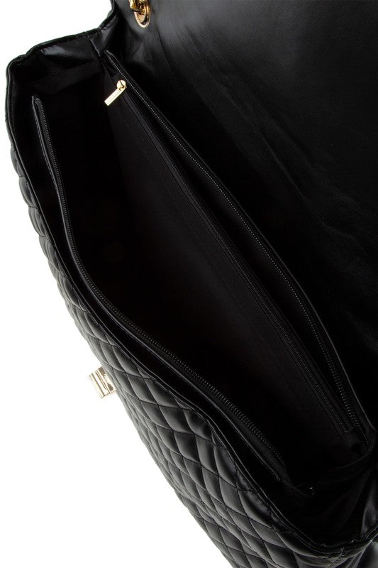 Chic Quilted Oversized Carryall Bag - Undeniably LUXE