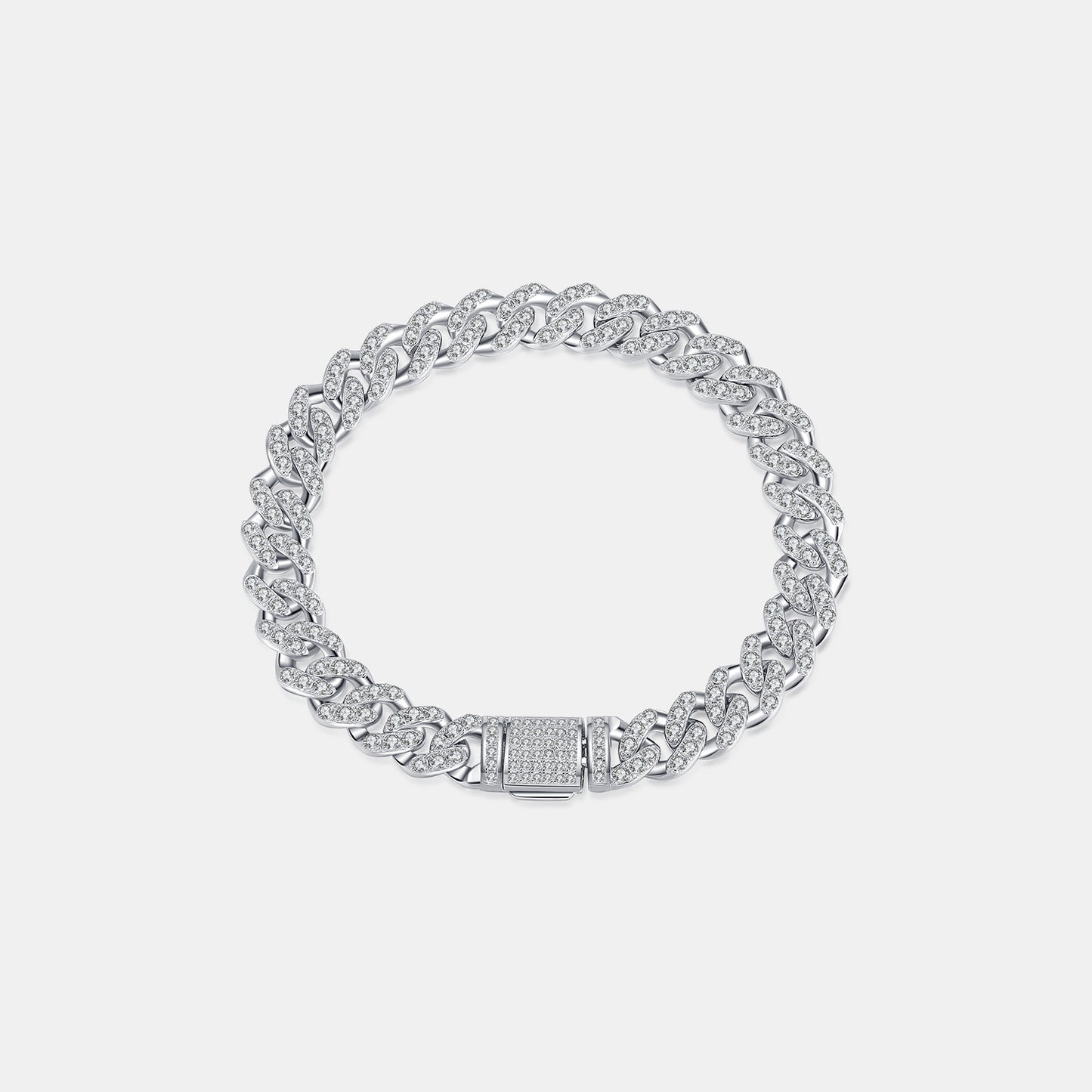 4.63 Carat Moissanite 925 Sterling Silver Bracelet - Undeniably LUXE