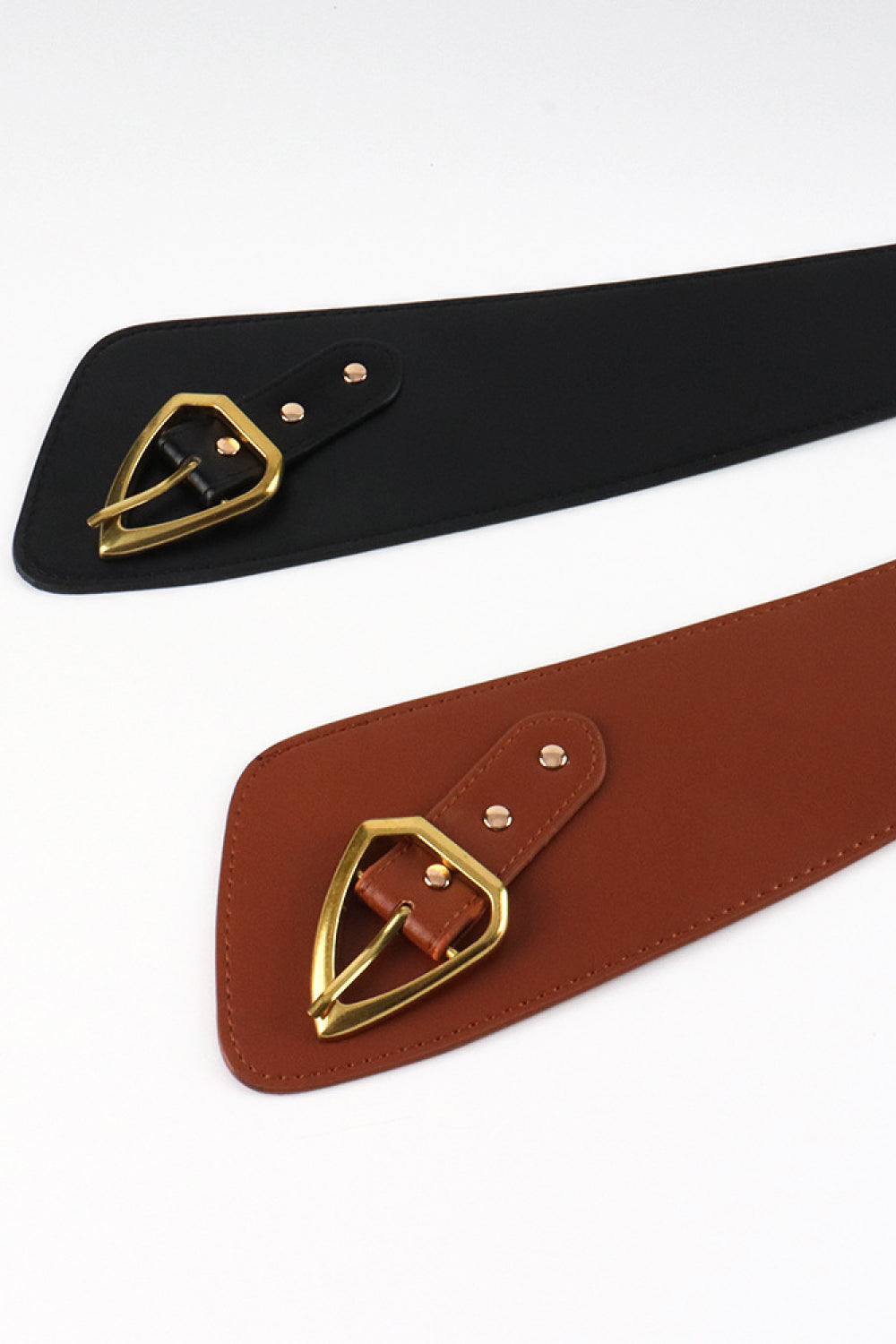 Irregular Exposure Leather Belt - Undeniably LUXE