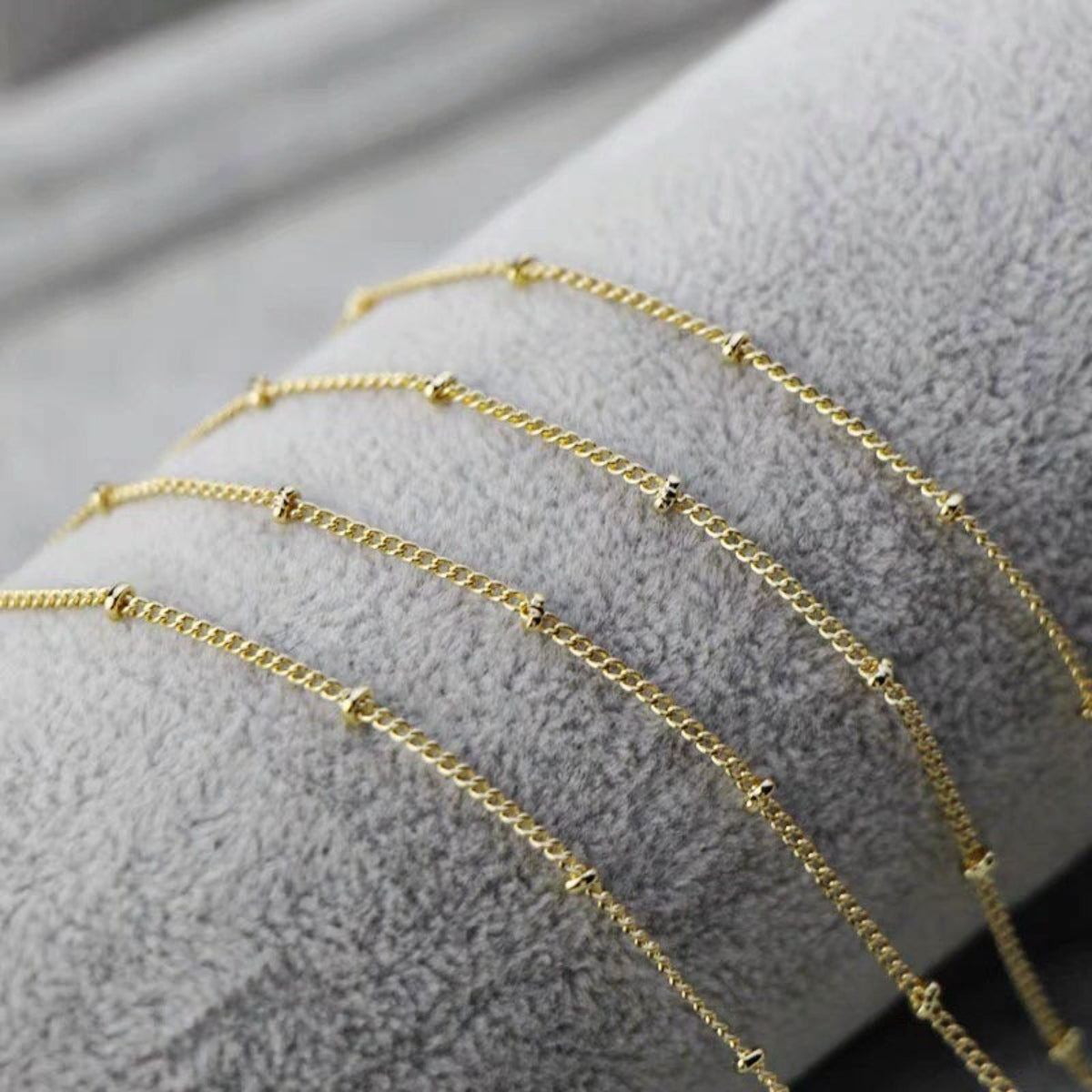 Gold-Plated Bubble Initial Necklace - Undeniably LUXE