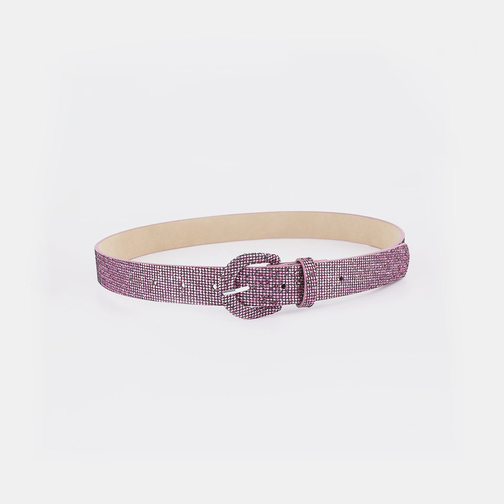 Sequin PU Leather Belt - Undeniably LUXE