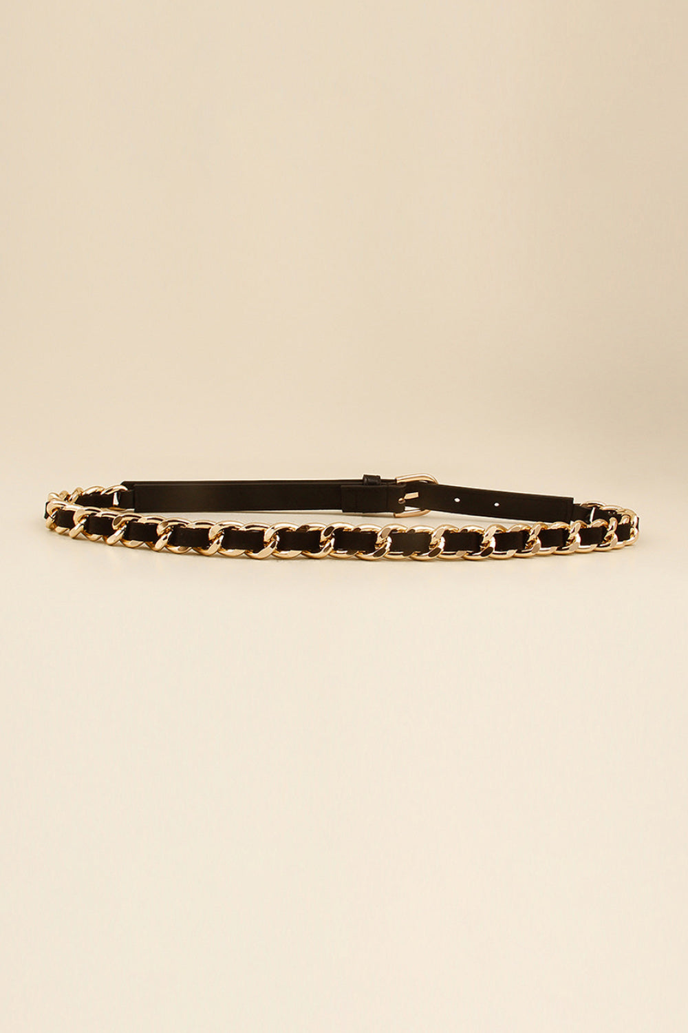 Linked Up Chain Skinny Belt - Undeniably LUXE
