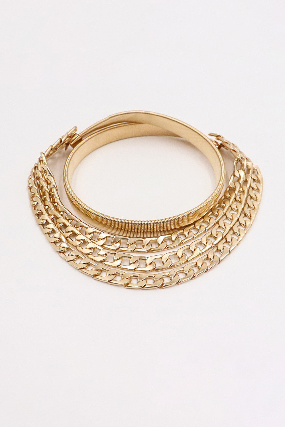 Too Blessed Triple-Layered Chain Belt