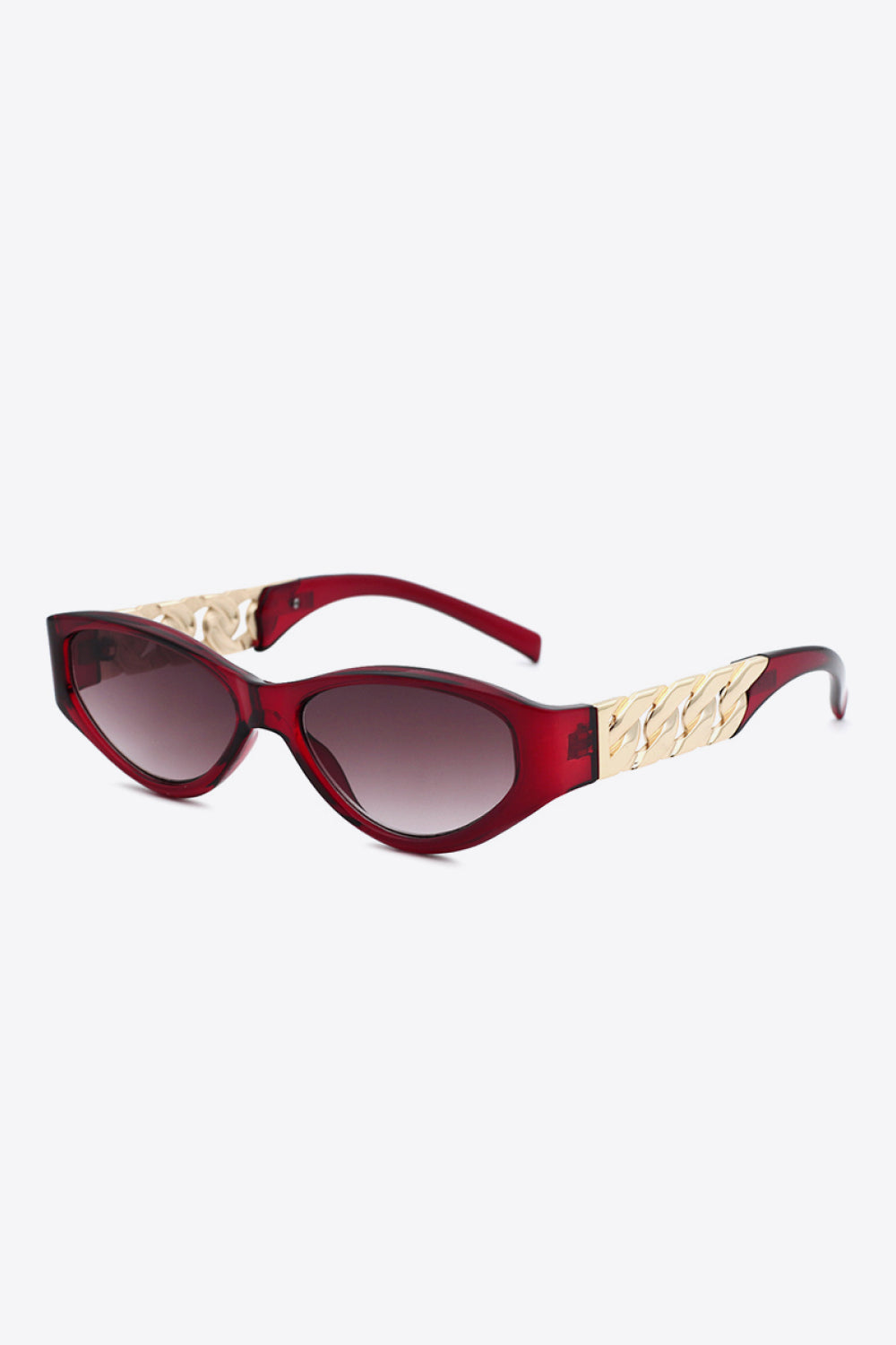 Chain Detail Cat Eye Sunglasses - Undeniably LUXE