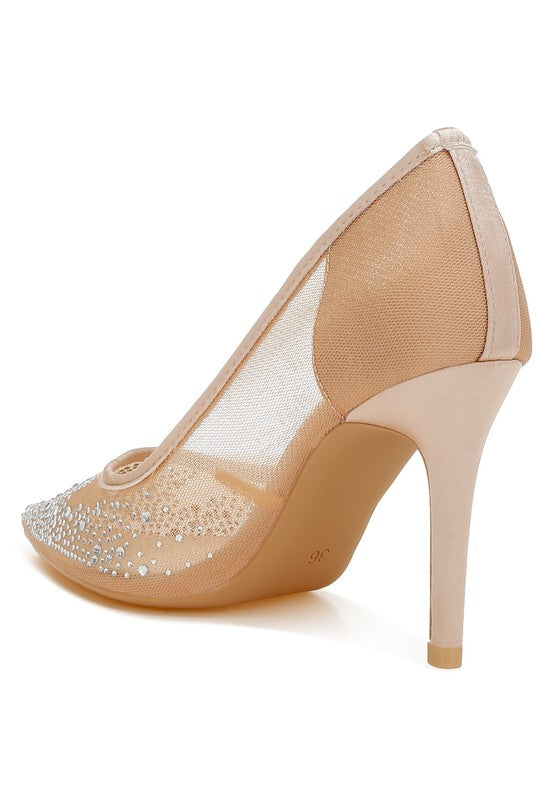 Holly Rhinestone Stiletto Pumps - Undeniably LUXE