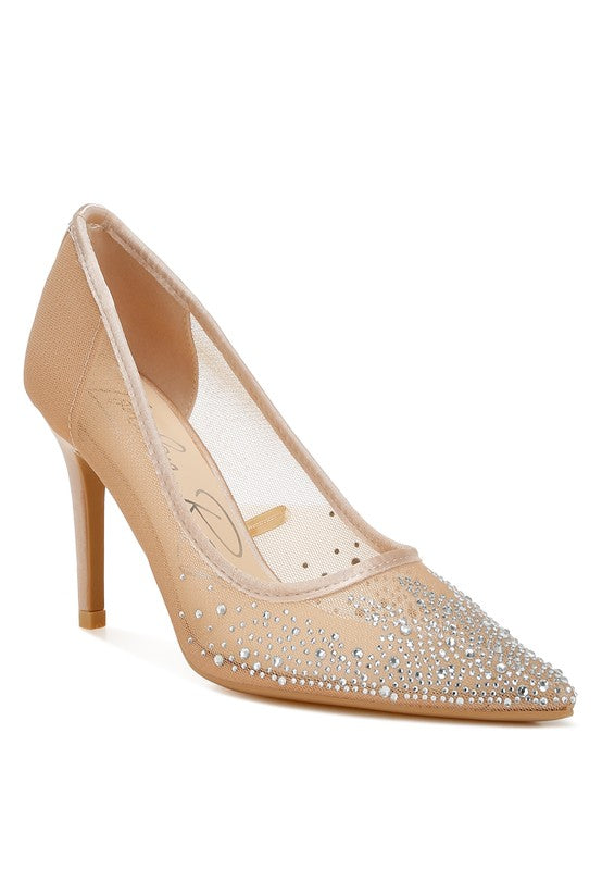 Holly Rhinestone Stiletto Pumps - Undeniably LUXE