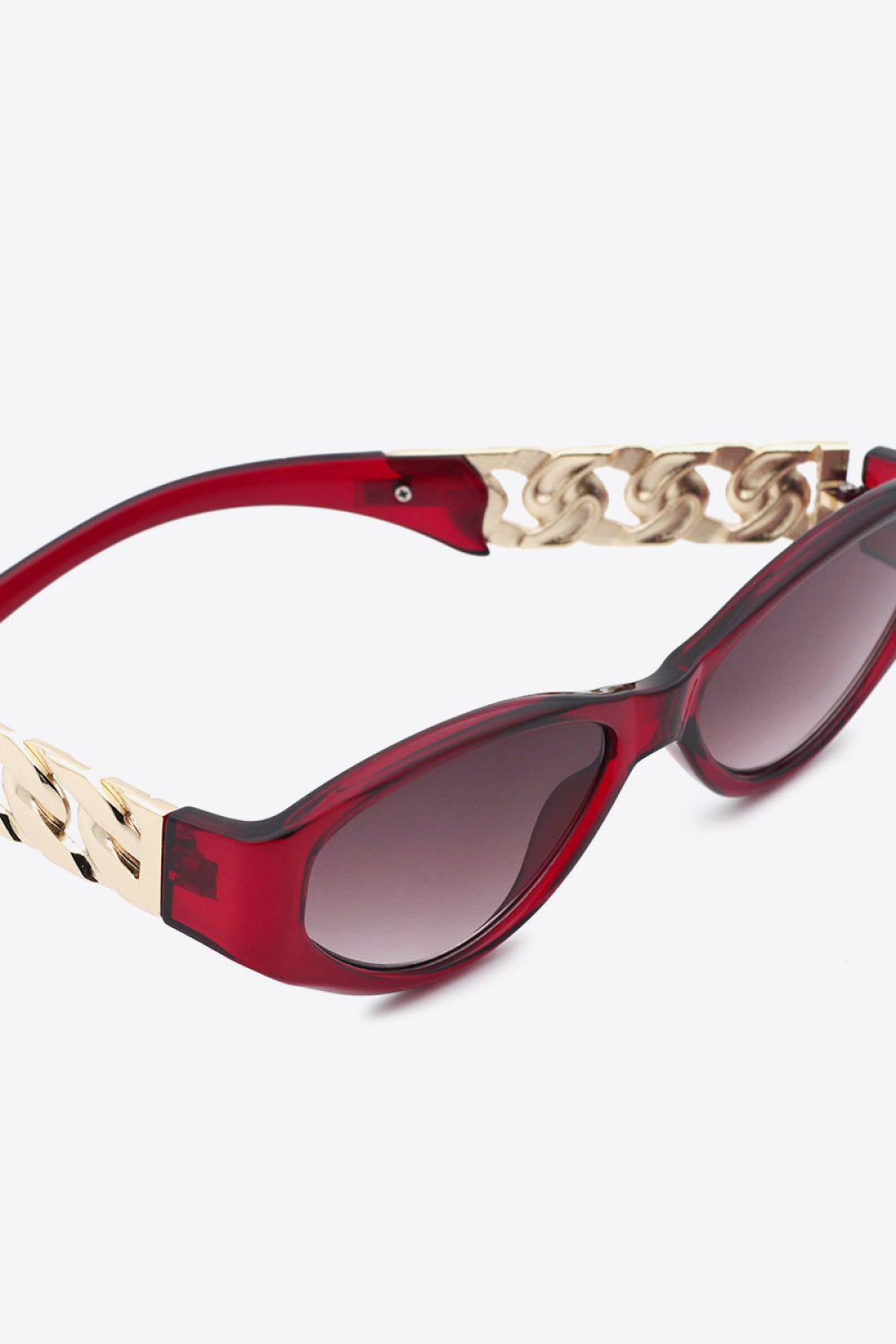 Chain Detail Cat Eye Sunglasses - Undeniably LUXE