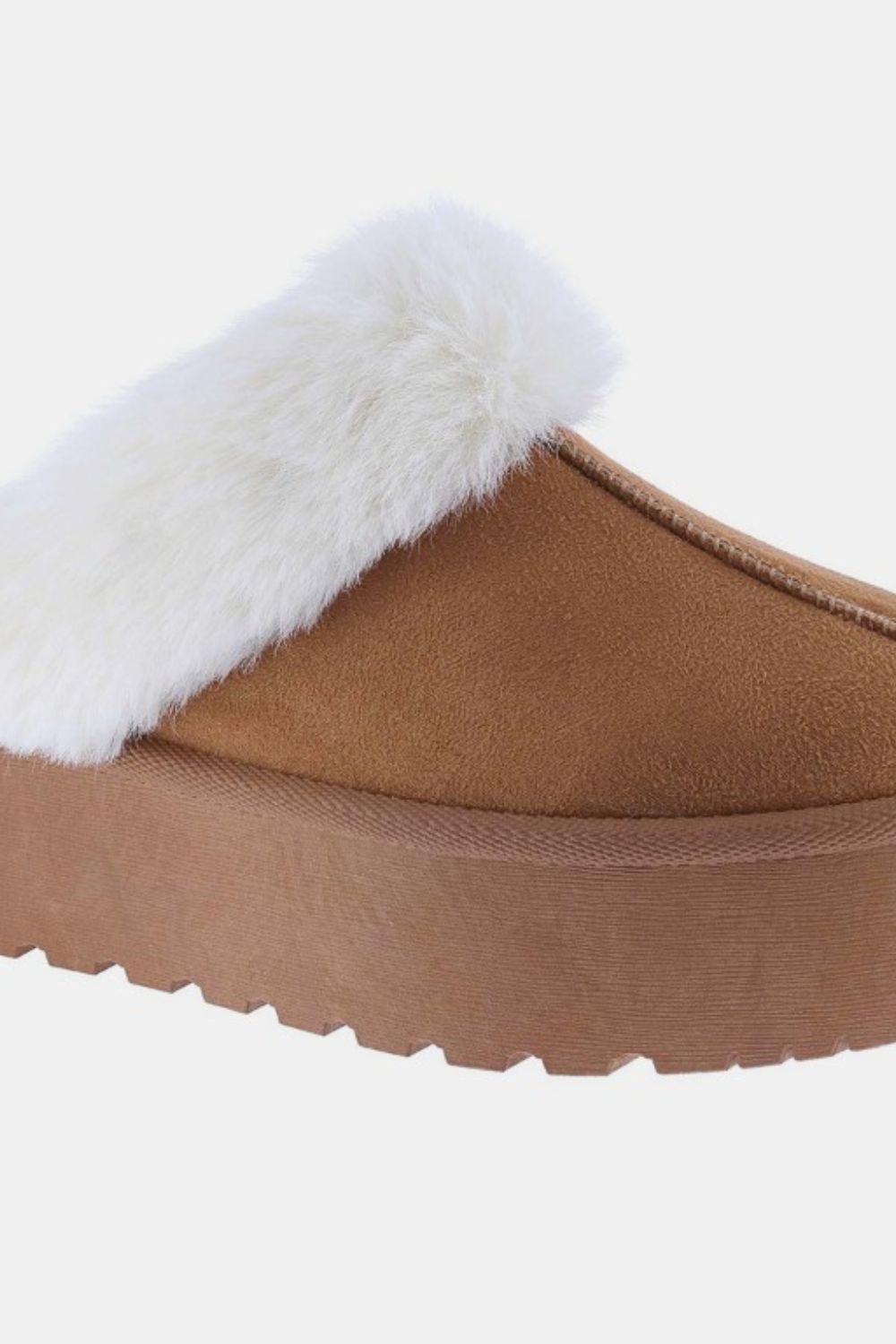 Fur Trim Snow Slippers - Undeniably LUXE