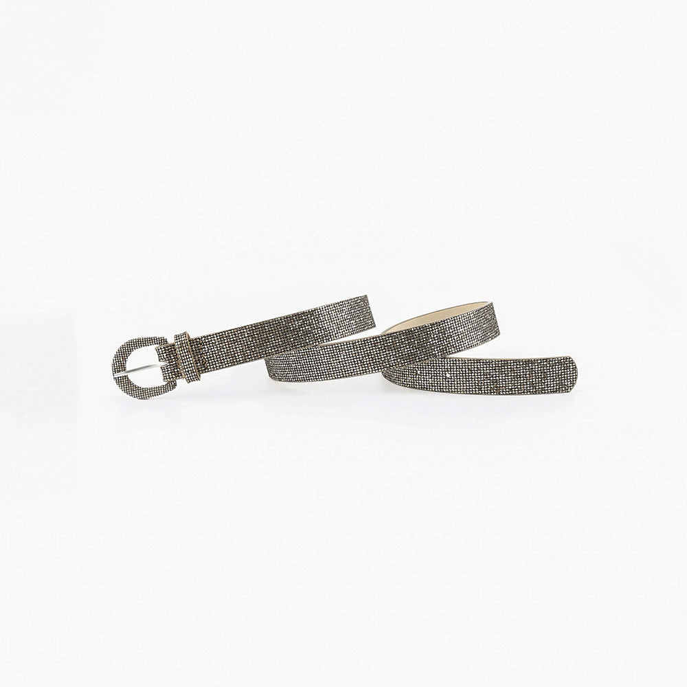 Sequin PU Leather Belt - Undeniably LUXE