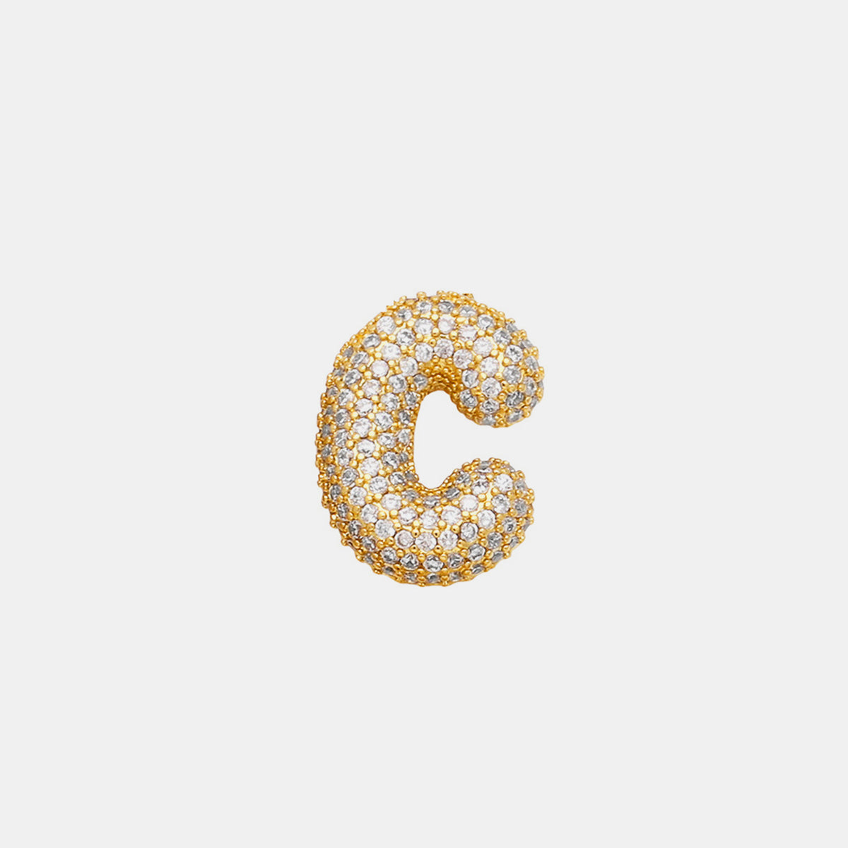 Bubble Initial Necklace - Undeniably LUXE