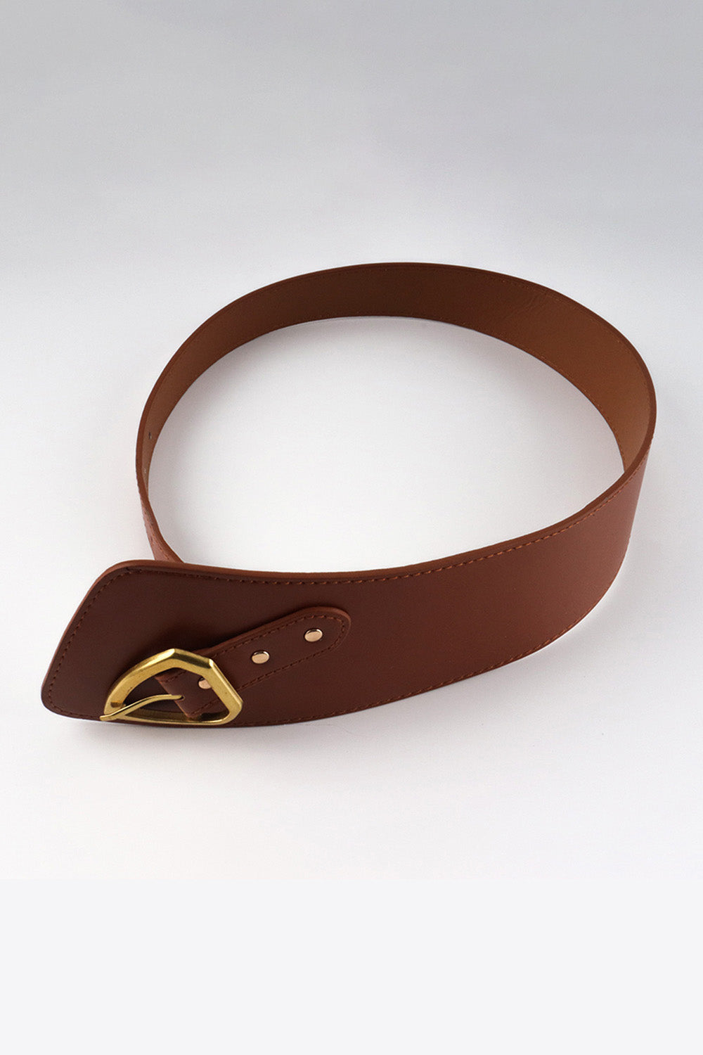 Irregular Exposure Leather Belt - Undeniably LUXE