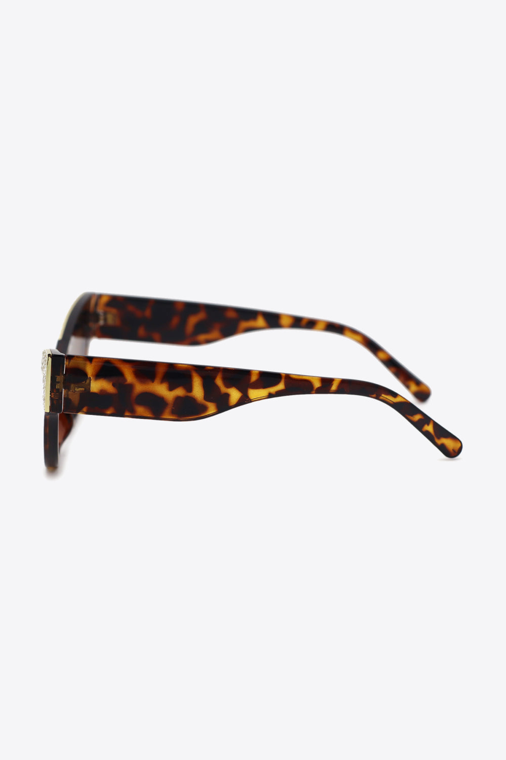 Rhinestone Trim Cat-Eye Sunglasses - Undeniably LUXE