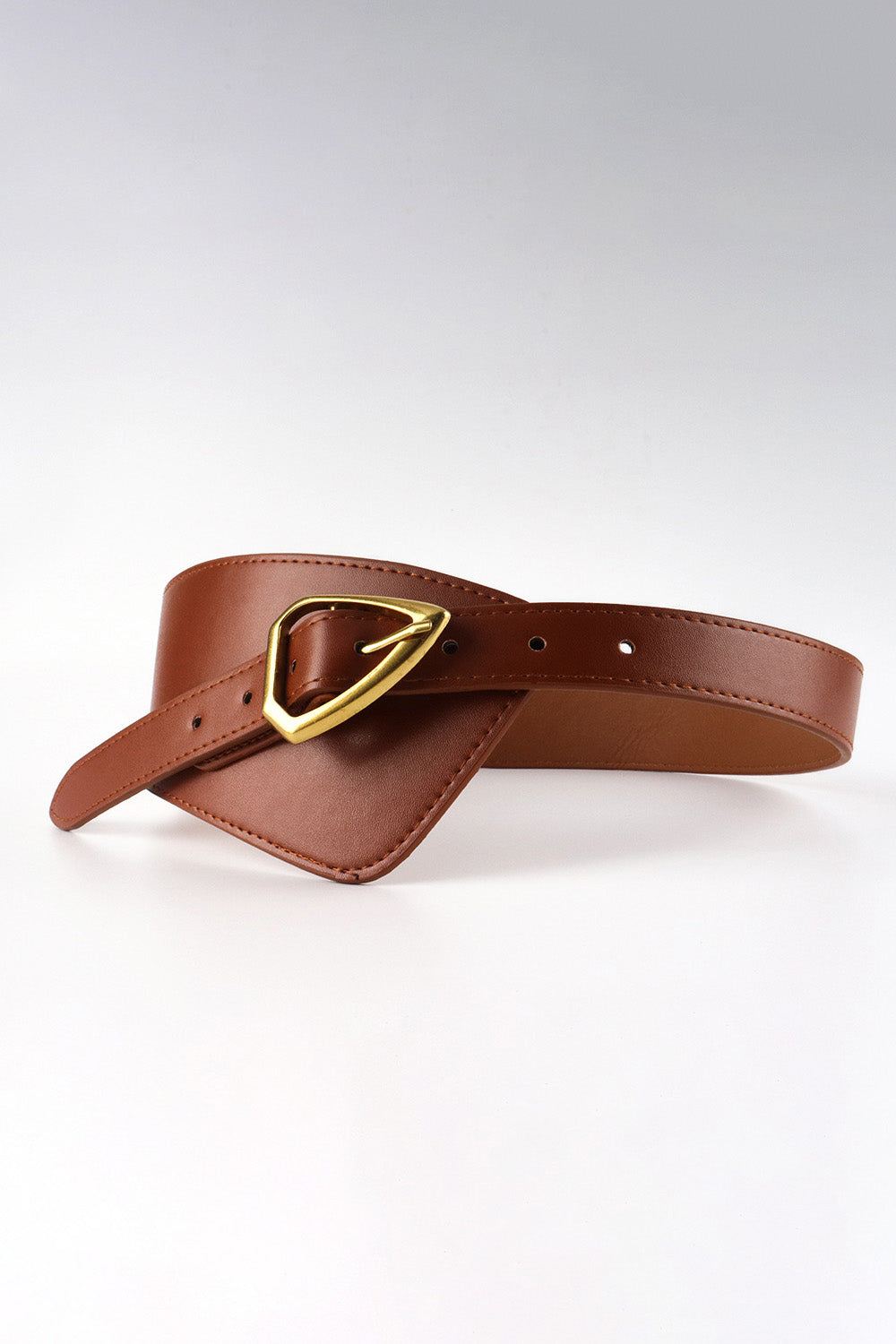 Irregular Exposure Leather Belt - Undeniably LUXE