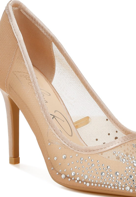 Holly Rhinestone Stiletto Pumps - Undeniably LUXE