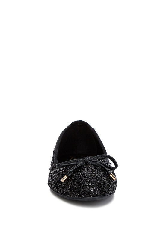 Ringo Sequin Embellished Ballet Flats - Undeniably LUXE