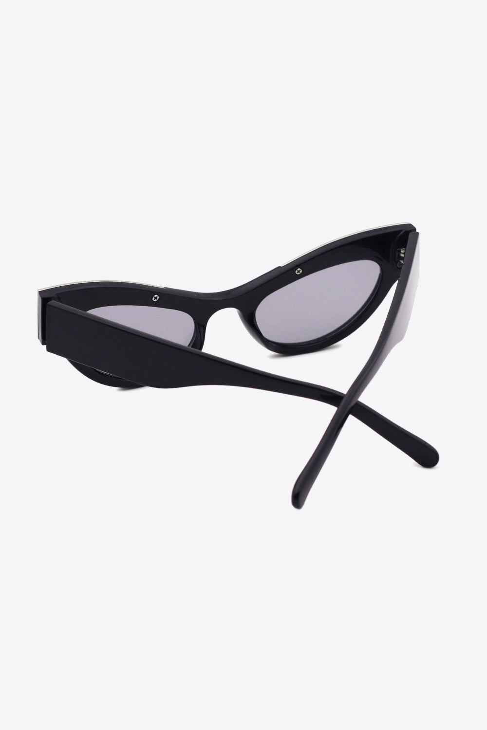 Rhinestone Trim Cat-Eye Sunglasses - Undeniably LUXE